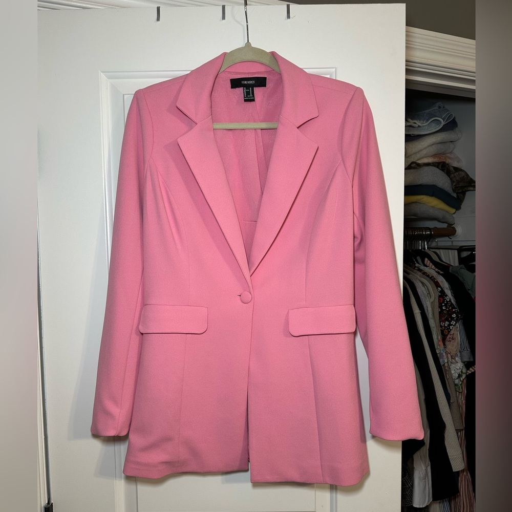 NWOT Forever 21 Pink Blazer